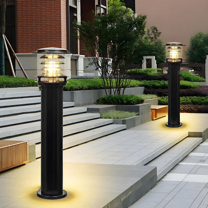 Waterproof Cylinder Tiered LED Outdoor Landscape Lighting - Flare Shack