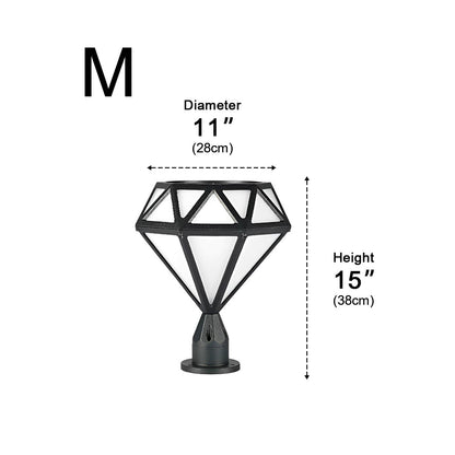 Waterproof Diamond Shape Post Cap Lights Fence Lighting