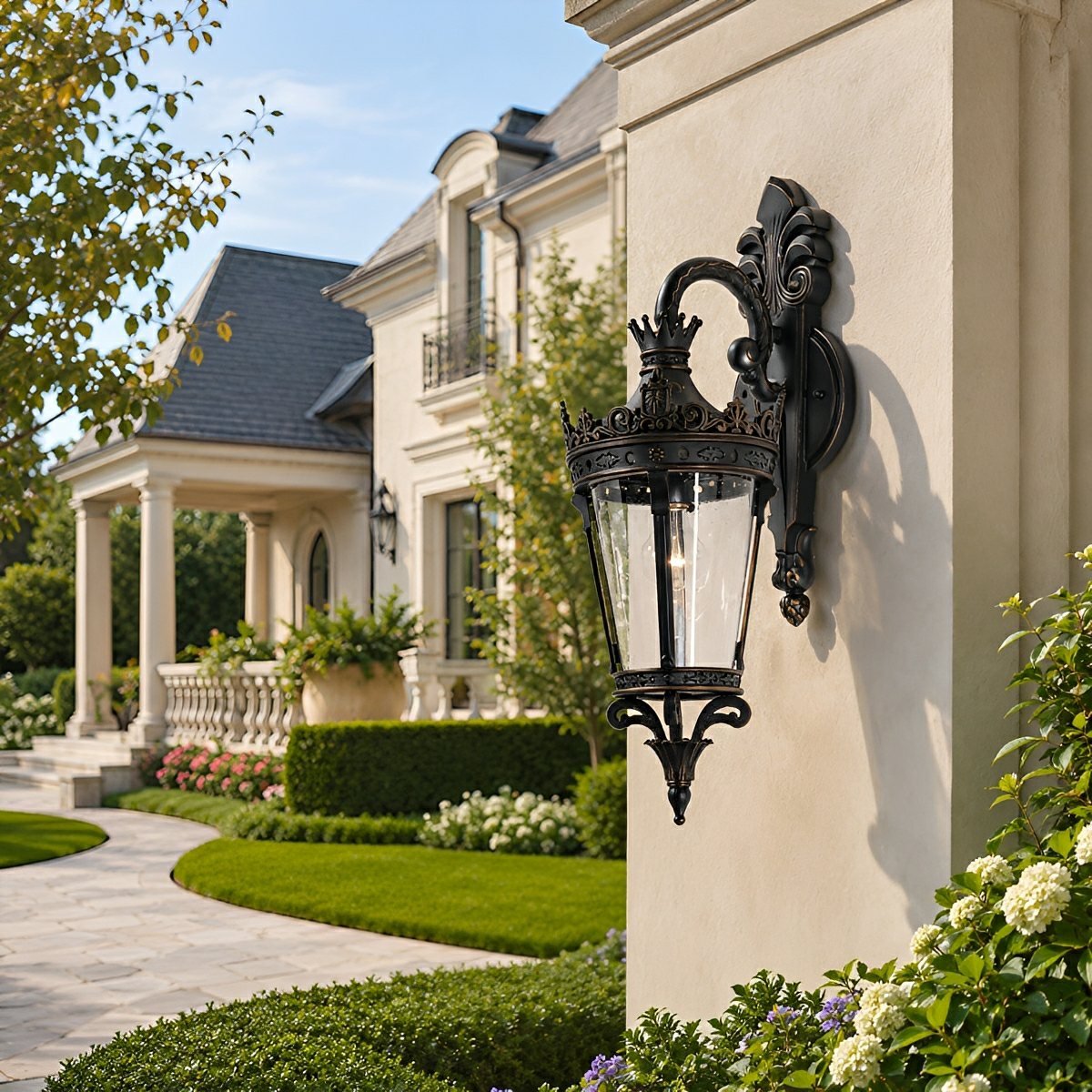 Waterproof European Mid-Century Outdoor Wall Light