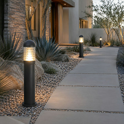 Waterproof Fence Patio Courtyard Park Yard  Aluminum Pillar Post Column Lamp