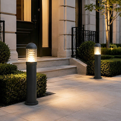 Waterproof Fence Patio Courtyard Park Yard  Aluminum Pillar Post Column Lamp