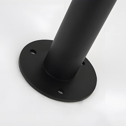 Waterproof Flash Black Modern Column Outdoor Street Pole Lights