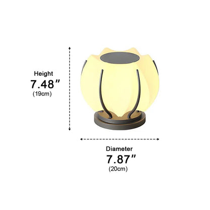 Waterproof Flower LED Outdoor Post Lights