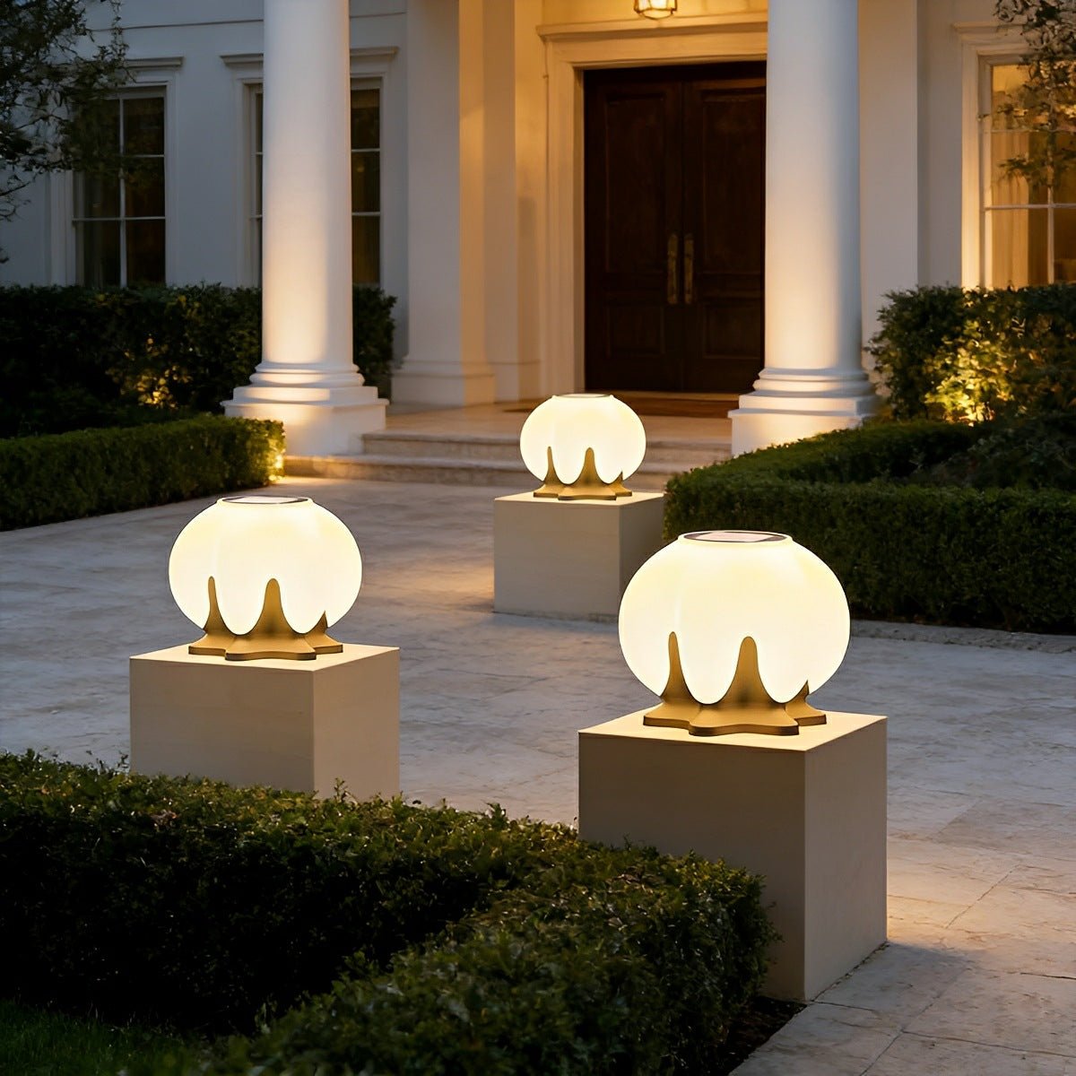Waterproof Globe LED Outdoor Post Lights - Flare Shack