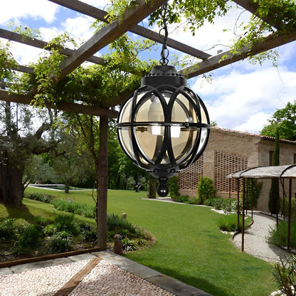 Waterproof Globe Outdoor Hanging Pendant Lights - Flare Shack