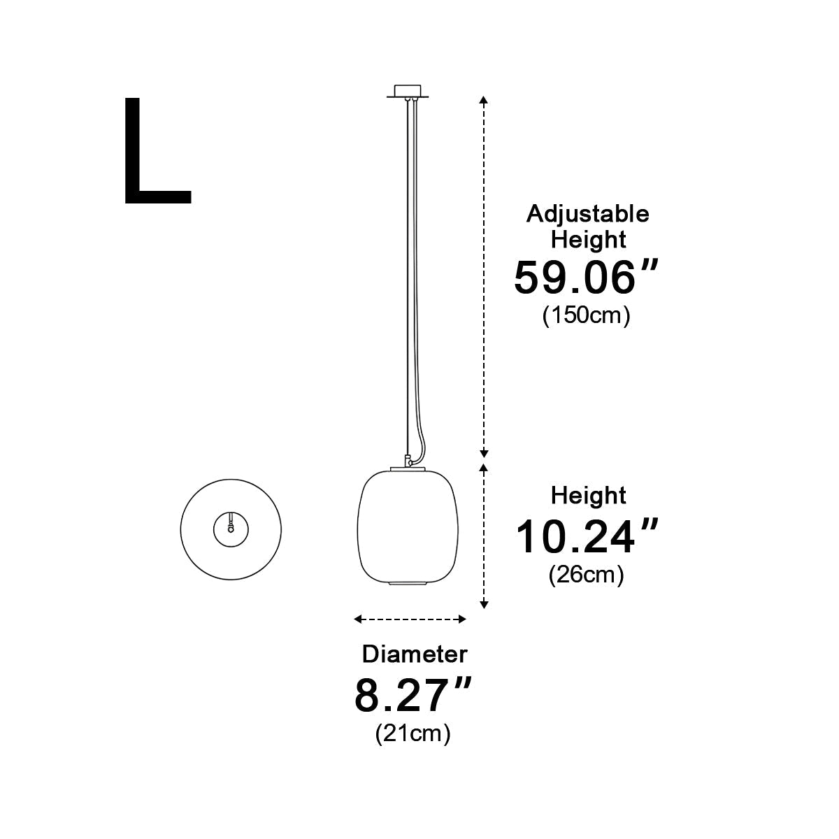 Waterproof Hanging Outdoor Pendant Light