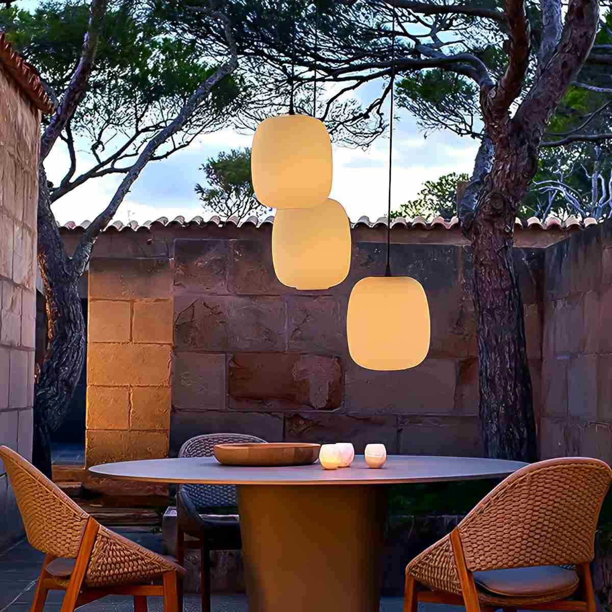 Waterproof Hanging Outdoor Pendant Light