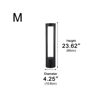 Waterproof Hollow Cylindrical Shaped LED Lamp Post Lights