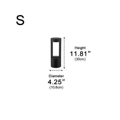 Waterproof Hollow Cylindrical Shaped LED Lamp Post Lights