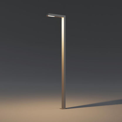 Waterproof LED Black Modern Column Outdoor Post Lights - Flare Shack