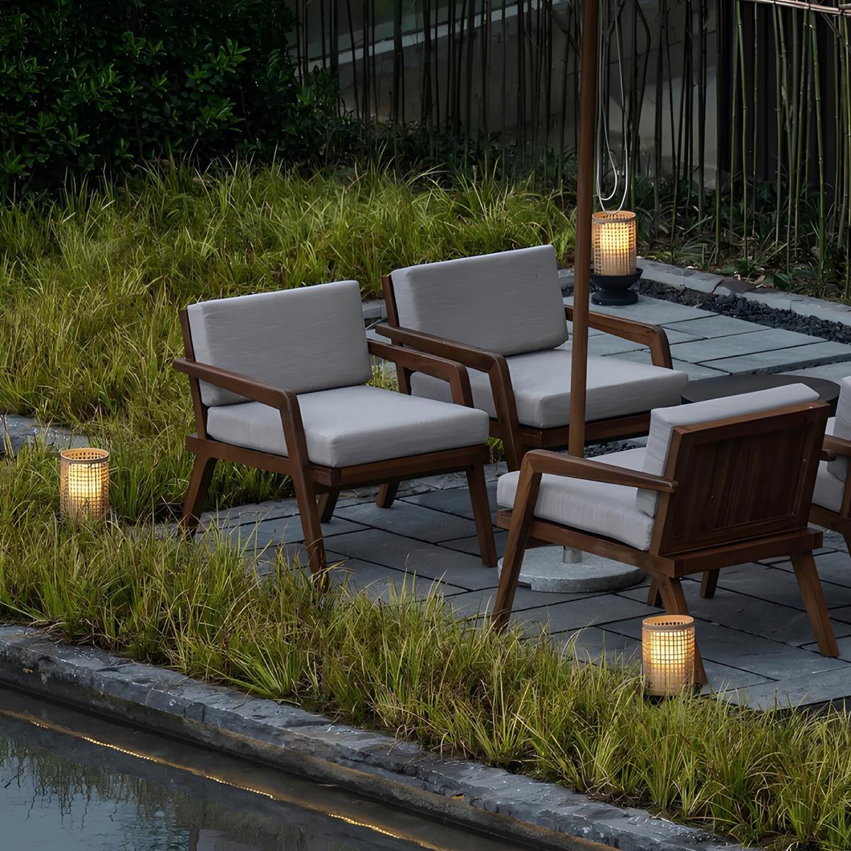 Waterproof  LED Candlestick Outdoor Lawn Post Lighting