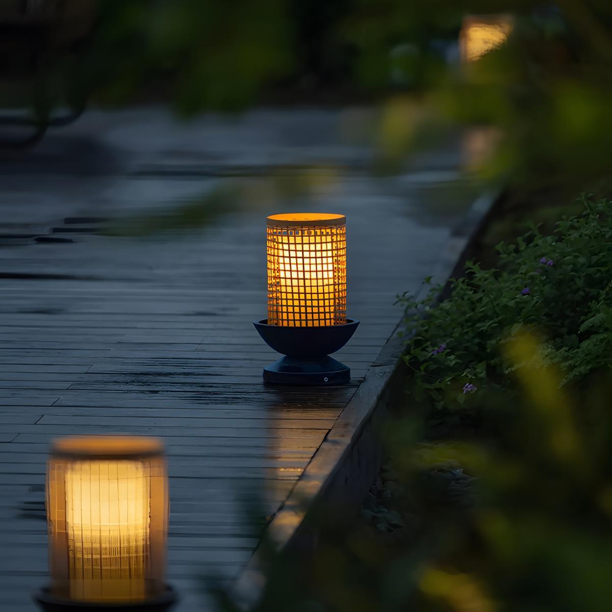 Waterproof  LED Candlestick Outdoor Lawn Post Lighting