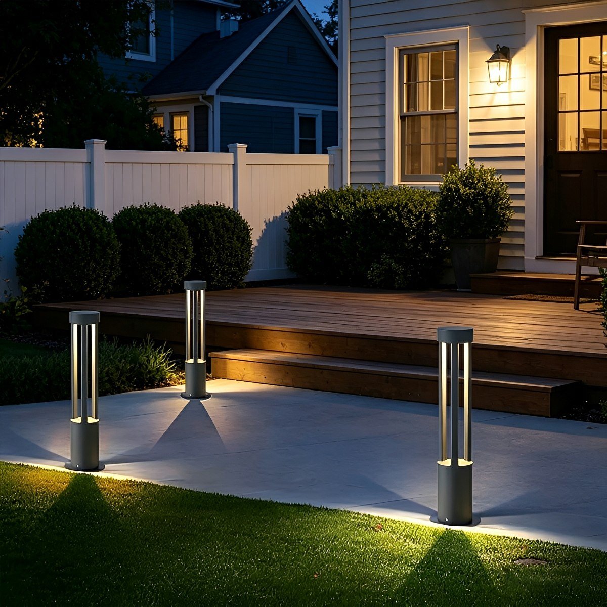 Waterproof LED High Pole Outdoor Post Light Pathway Lights - Flare Shack