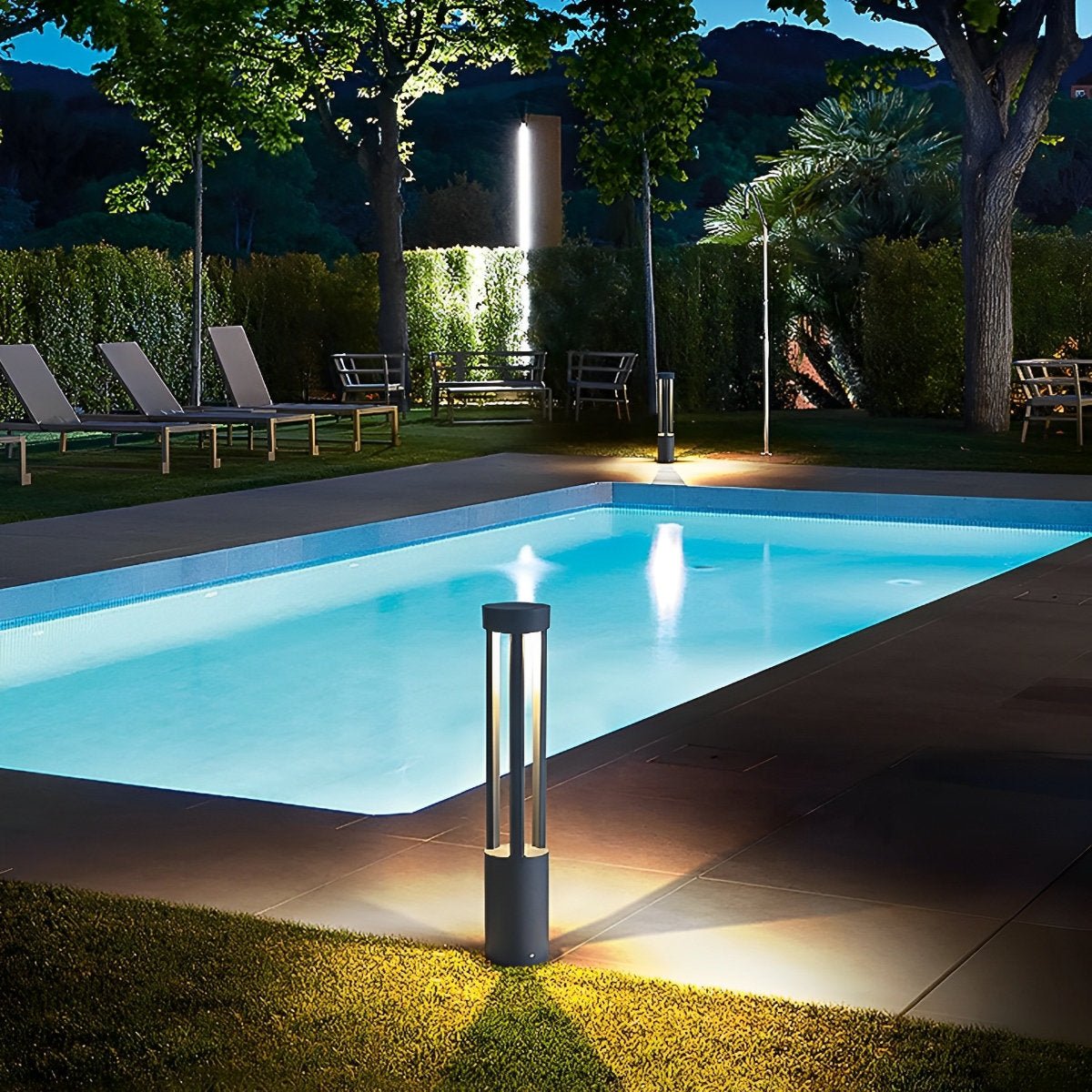 Waterproof LED High Pole Post Light Landscape Decorative Lighting for Outdoor - Flare Shack