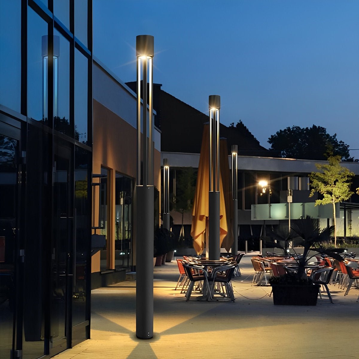 Waterproof LED High Pole Post Light Landscape Decorative Lighting for Outdoor - Flare Shack