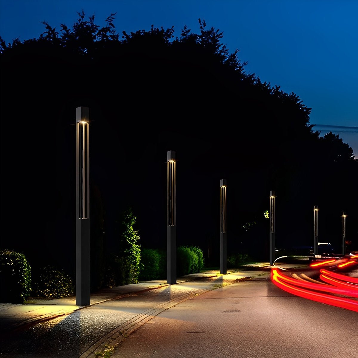 Waterproof LED High Pole Post Light Landscape Decorative Lighting for Outdoor - Flare Shack