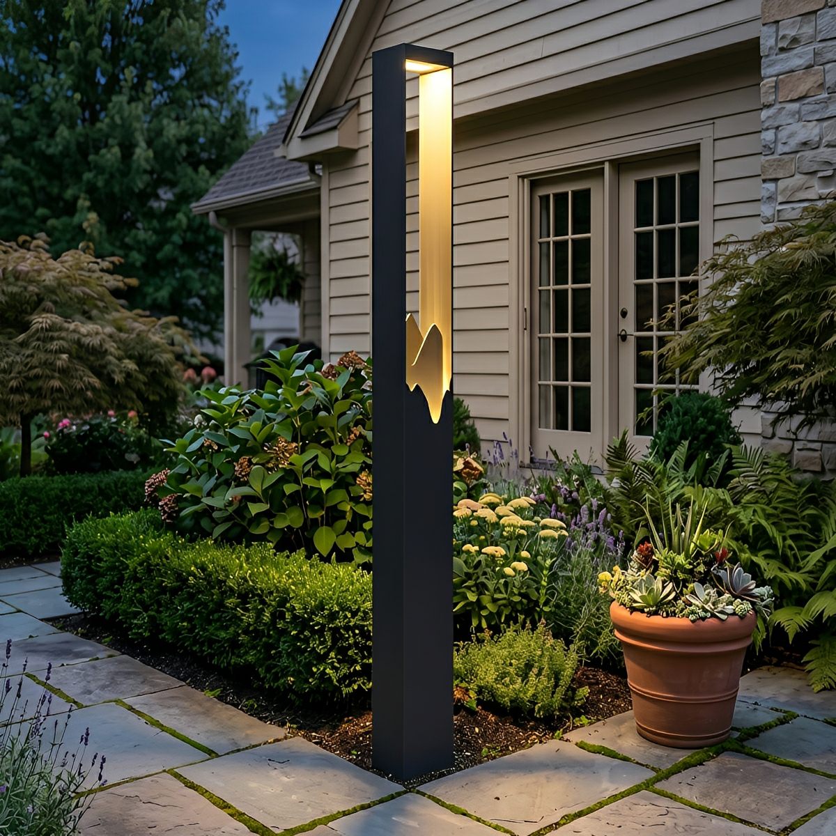 Waterproof LED Mountain Scenery Outdoor Path Lights
