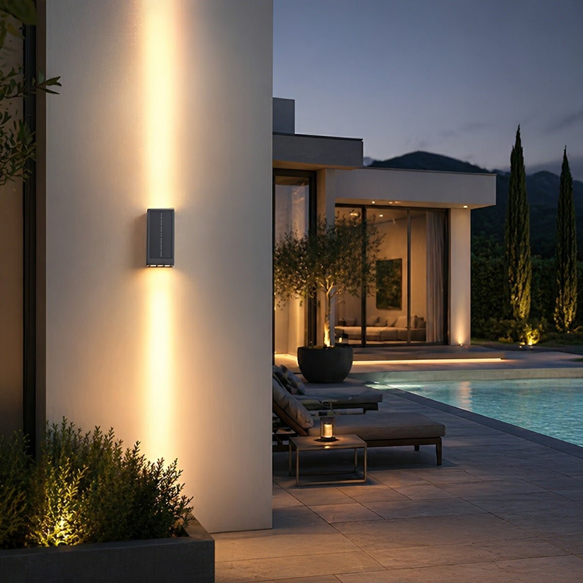 Waterproof LED Straight Wall Light - Flare Shack