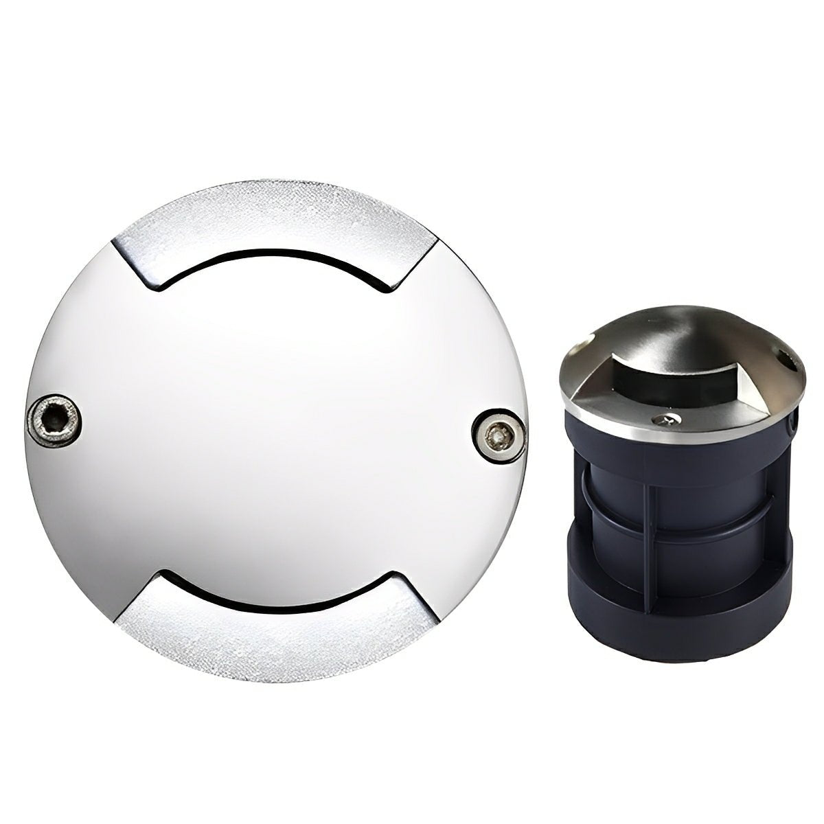 Waterproof Mdern Round LED Outdoor Step Lights Deck Stair Lights