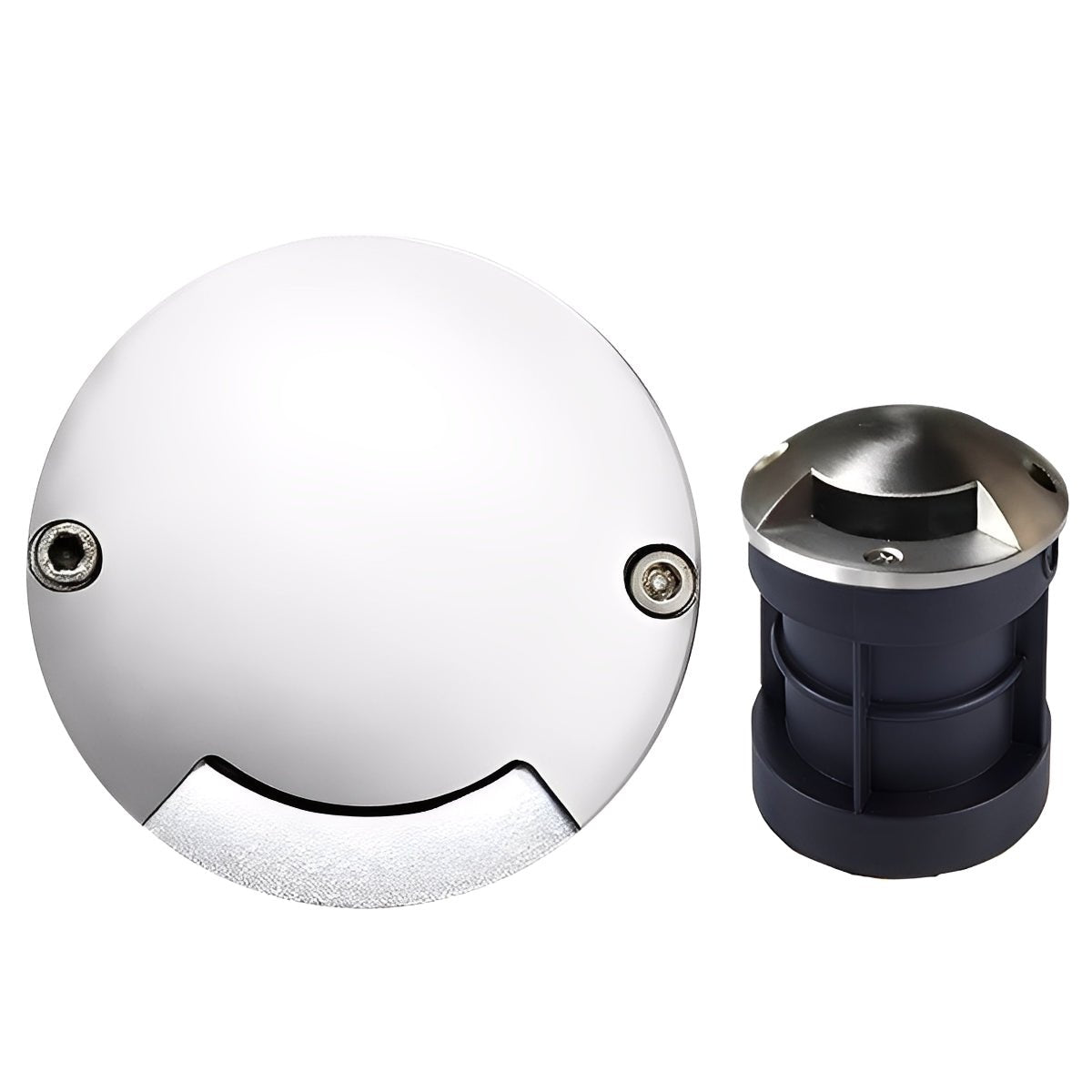 Waterproof Mdern Round LED Outdoor Step Lights Deck Stair Lights