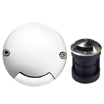 Waterproof Mdern Round LED Outdoor Step Lights Deck Stair Lights