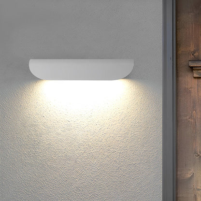 Waterproof Minimalist Arc - shaped LED Outdoor Wall Sconces - Flare Shack