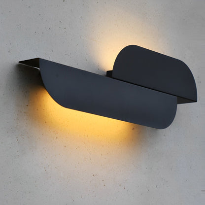 Waterproof Minimalist Arc-shaped LED Outdoor Wall Light
