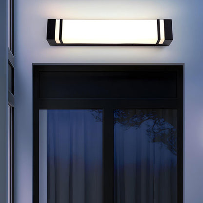 Waterproof Minimalist Rectangle LED Outdoor Wall Sconces Porch Lights - Flare Shack