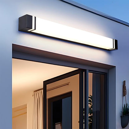 Waterproof Minimalist Rectangle LED Outdoor Wall Sconces Porch Lights - Flare Shack