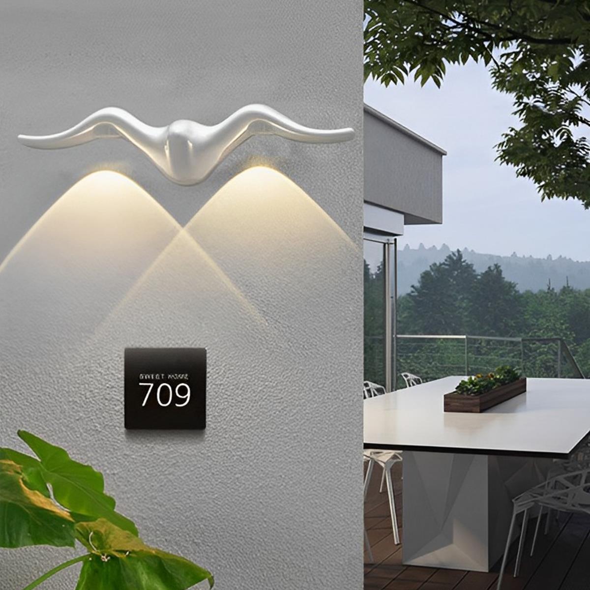 Waterproof Modern Animal Shape Outdoor LED Wall Lights - Flare Shack