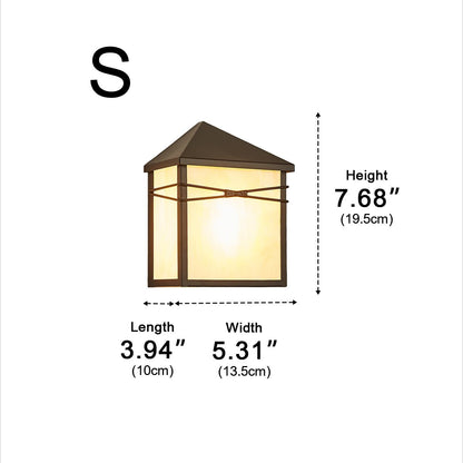Waterproof Modern Farmhouse House Shape Outdoor LED Porch Wall Lights