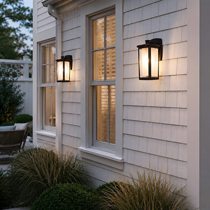 Waterproof Modern Farmhouse Outdoor LED Porch Wall Lights - Flare Shack
