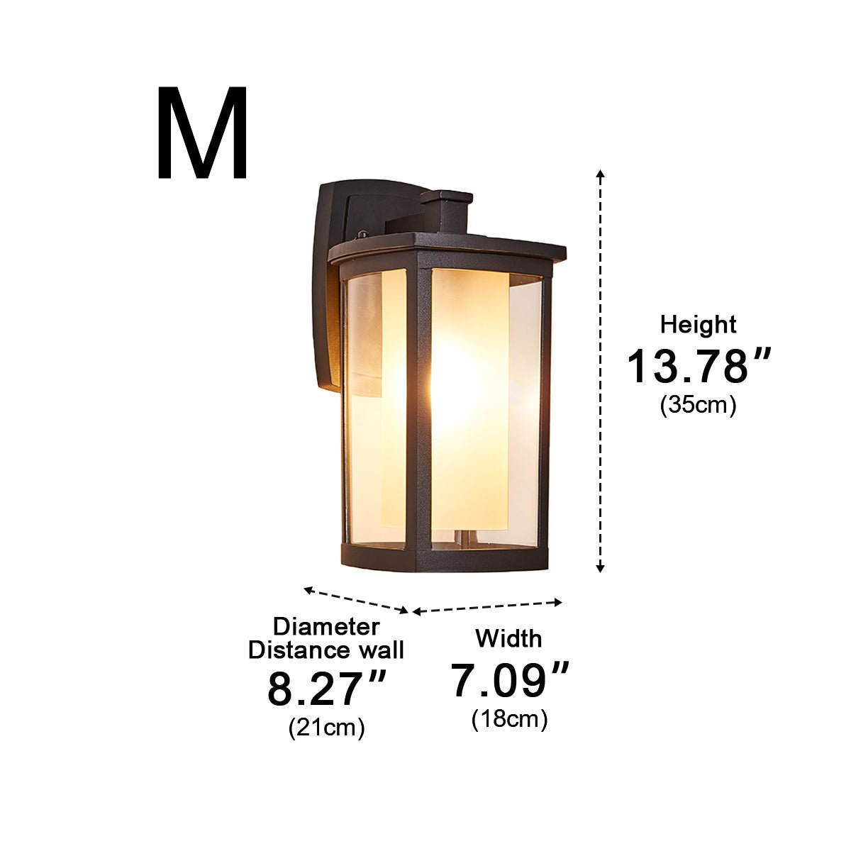 Waterproof Modern Farmhouse Outdoor LED Porch Wall Lights