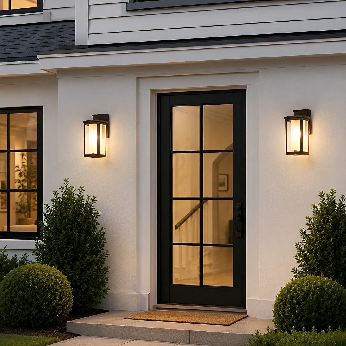 Waterproof Modern Farmhouse Outdoor LED Porch Wall Lights - Flare Shack