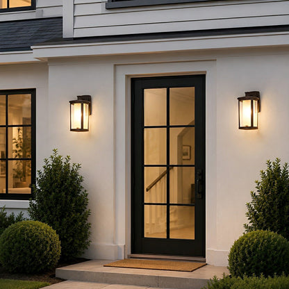 Waterproof Modern Farmhouse Outdoor LED Porch Wall Lights - Flare Shack