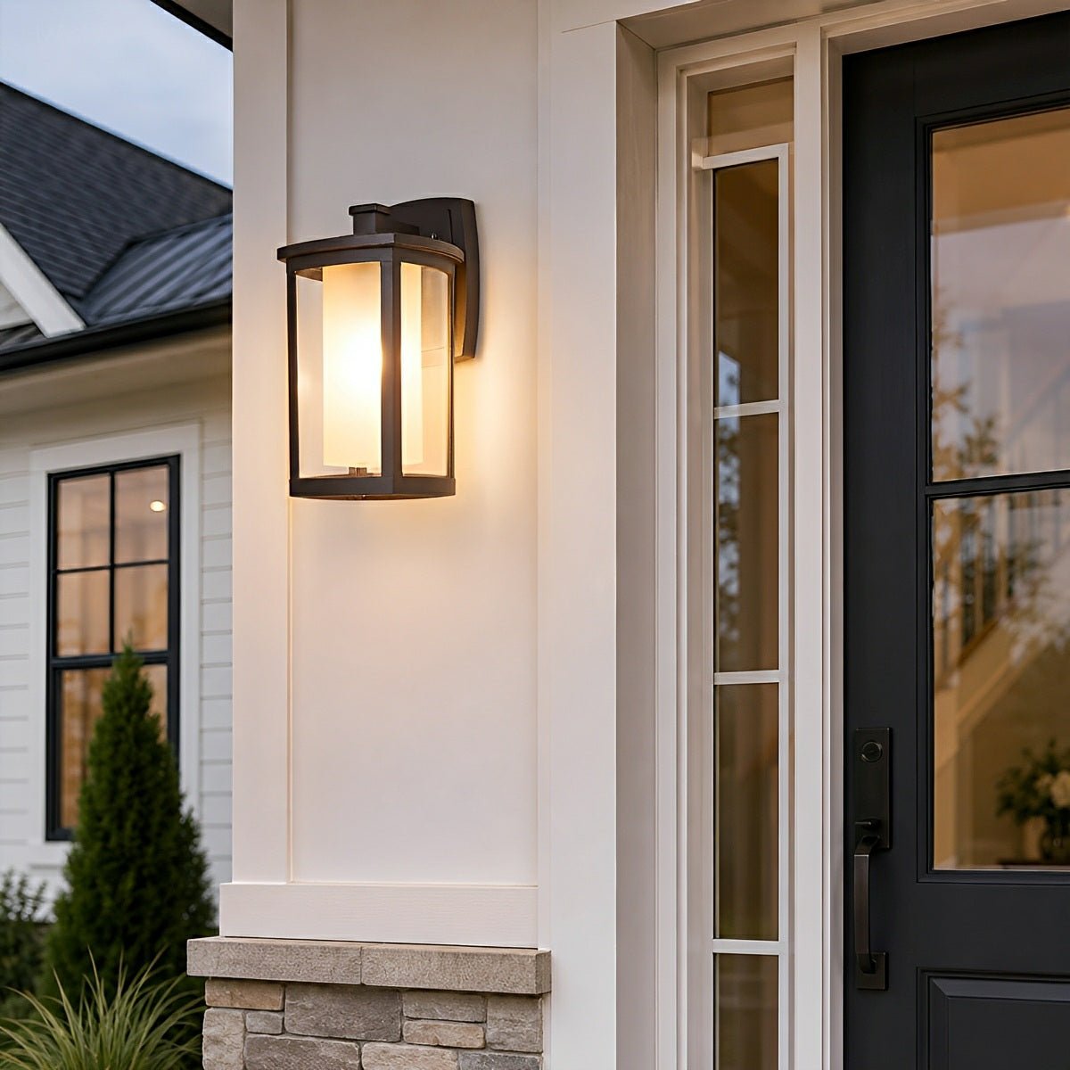 Waterproof Modern Farmhouse Outdoor LED Porch Wall Lights