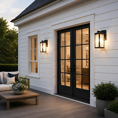Waterproof Modern Farmhouse Outdoor LED Porch Wall Lights - Flare Shack