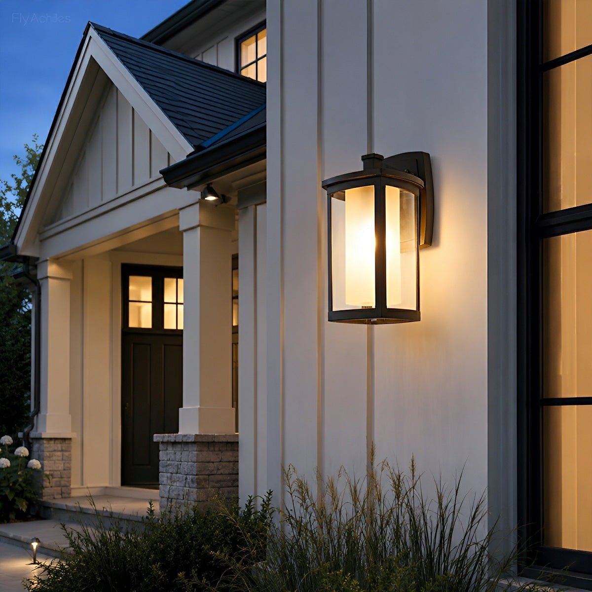 Waterproof Modern Farmhouse Outdoor LED Porch Wall Lights - Flare Shack