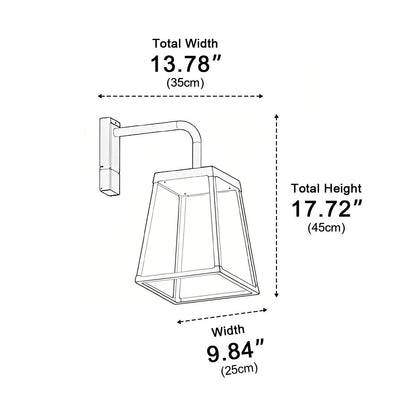Waterproof Modern Farmhouse Outdoor Porch LED Wall Lights