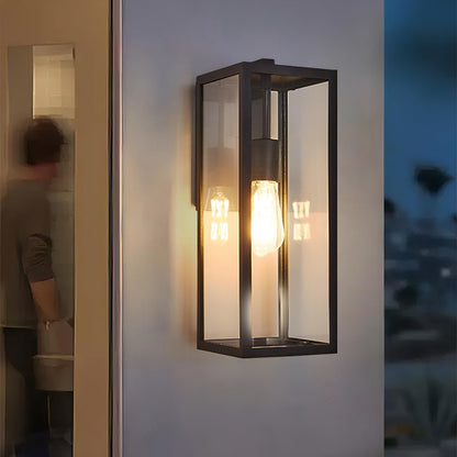 Waterproof Modern Farmhouse Rectangular Outdoor LED Porch Wall Lights - Flare Shack