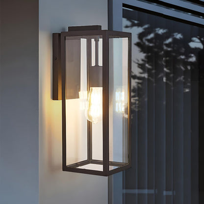 Waterproof Modern Farmhouse Rectangular Outdoor LED Porch Wall Lights - Flare Shack