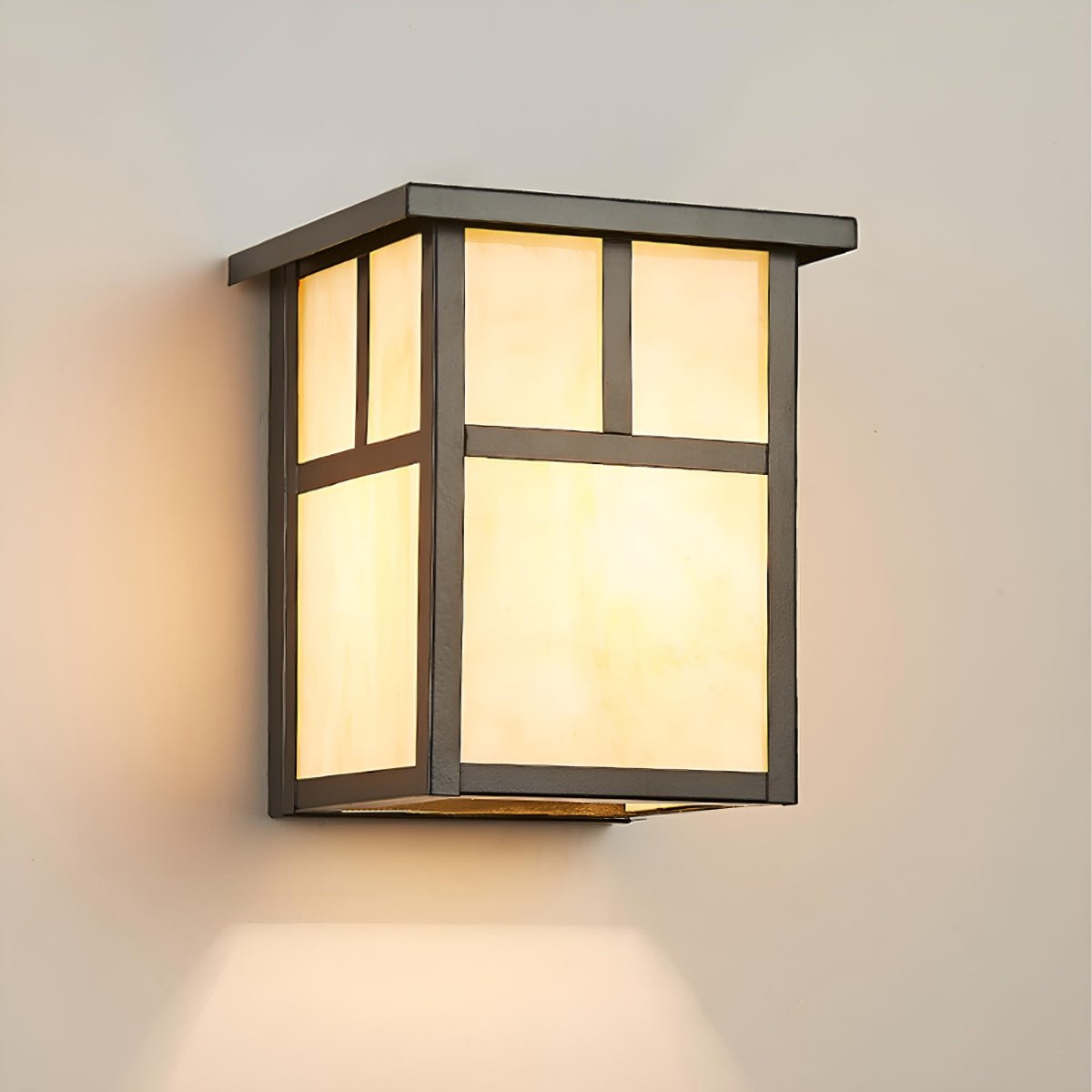 Waterproof Modern Farmhouse Square Outdoor LED Porch Wall Lights