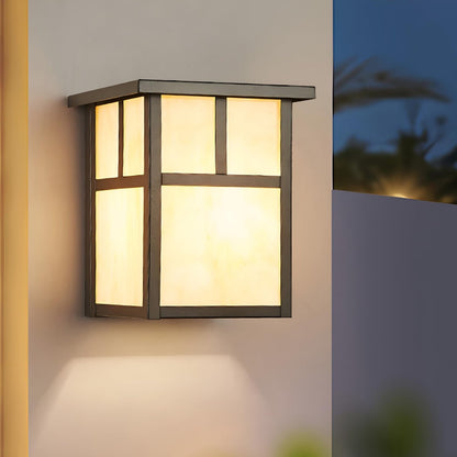 Waterproof Modern Farmhouse Square Outdoor LED Porch Wall Lights - Flare Shack