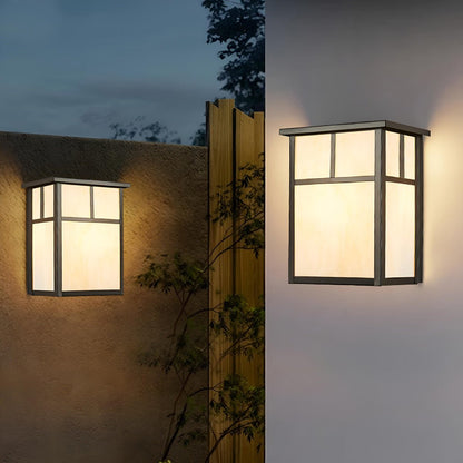 Waterproof Modern Farmhouse Square Outdoor LED Porch Wall Lights - Flare Shack
