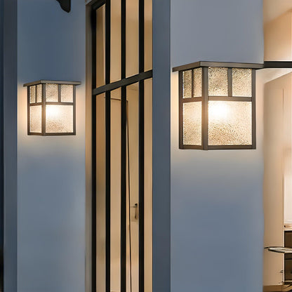 Waterproof Modern Farmhouse Square Outdoor LED Porch Wall Lights