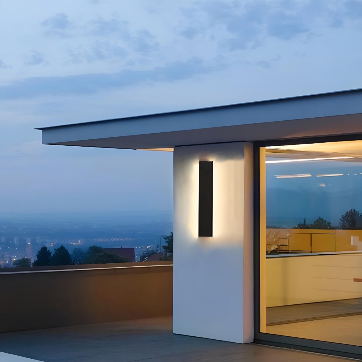 Waterproof Modern LED Long Strip Outdoor Wall Porch Lights - Flare Shack