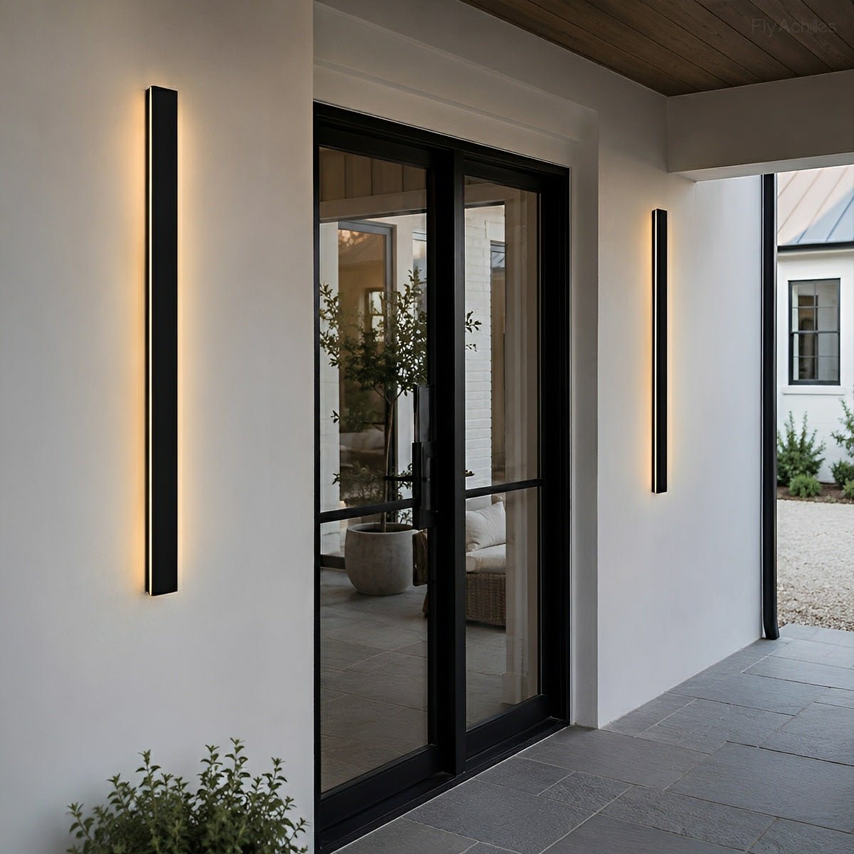 Waterproof Modern LED Long Strip Outdoor Wall Porch Lights - Flare Shack