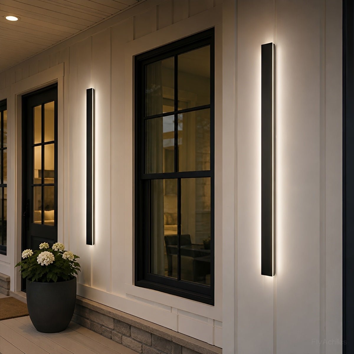 Waterproof Modern LED Long Strip Outdoor Wall Porch Lights - Flare Shack