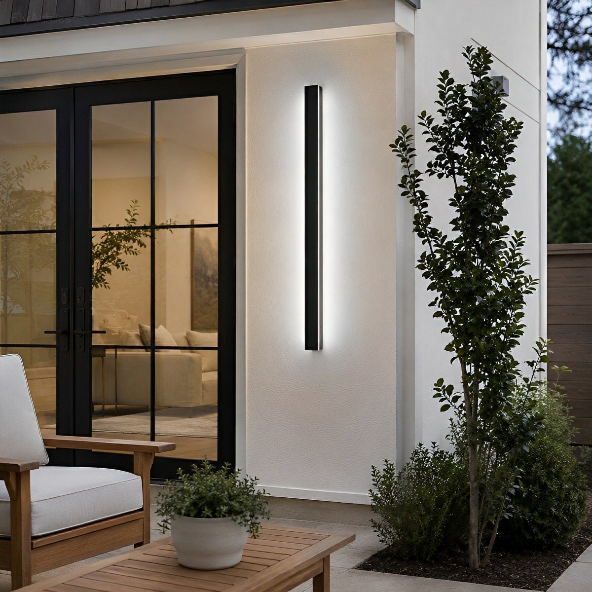 Waterproof Modern LED Long Strip Outdoor Wall Porch Lights - Flare Shack