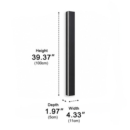 Waterproof Modern LED Long Strip Outdoor Wall Porch Lights